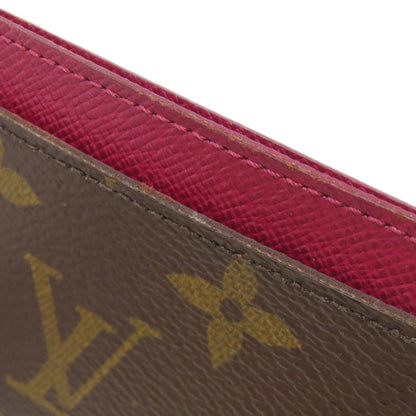 LOUIS VUITTON ルイヴィトン M60703 ポルトカルト・サーンプル カードケース モノグラムキャンバス レディース 中古