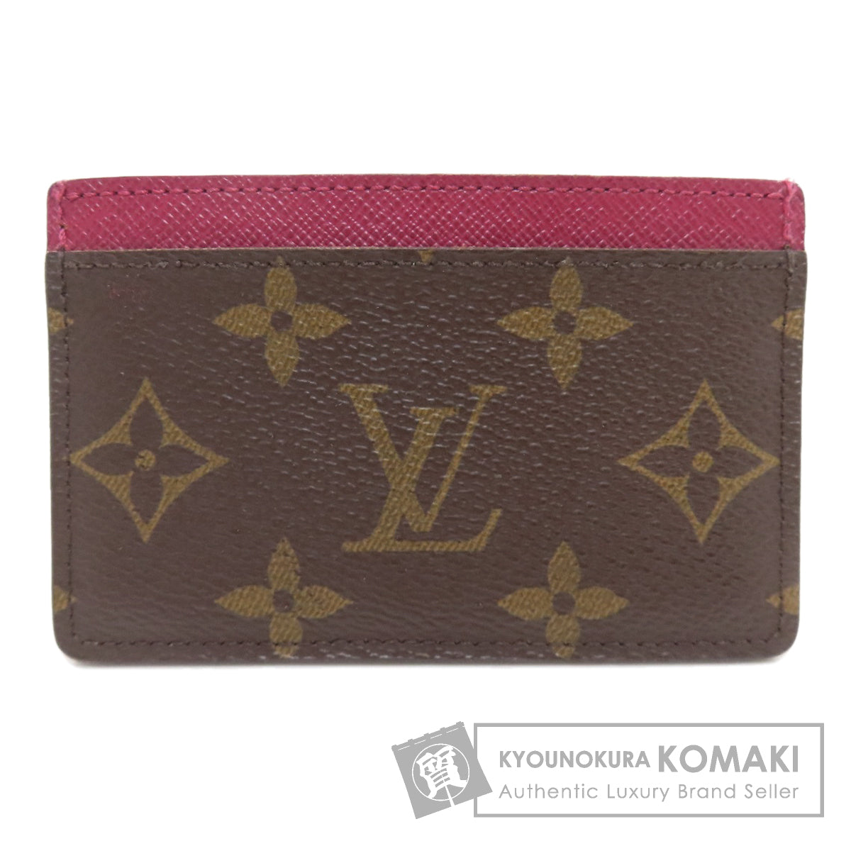 LOUIS VUITTON ルイヴィトン M60703 ポルトカルト・サーンプル カードケース モノグラムキャンバス レディース 中古