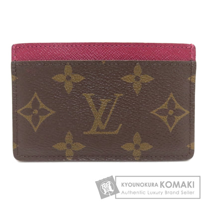 LOUIS VUITTON ルイヴィトン M60703 ポルトカルト・サーンプル カードケース モノグラムキャンバス レディース 中古