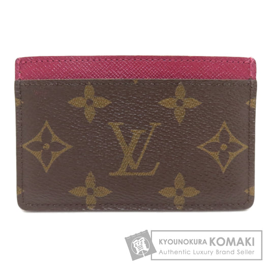 LOUIS VUITTON ルイヴィトン M60703 ポルトカルト・サーンプル カードケース モノグラムキャンバス レディース 中古