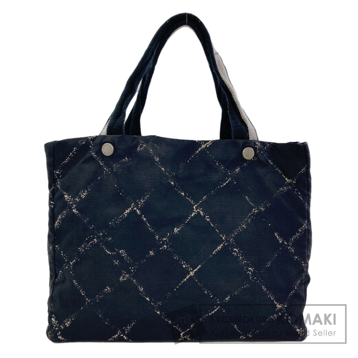 CHANEL シャネル トラベルライン ハンドバッグ ナイロン レディース 中古