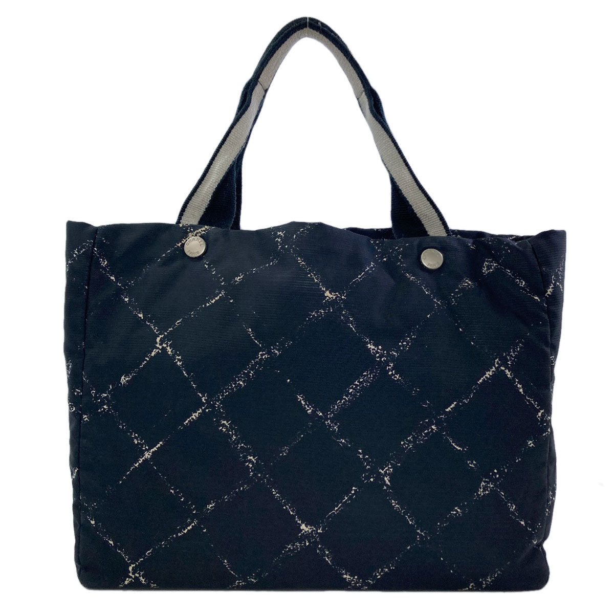 CHANEL シャネル トラベルライン ハンドバッグ ナイロン レディース 中古