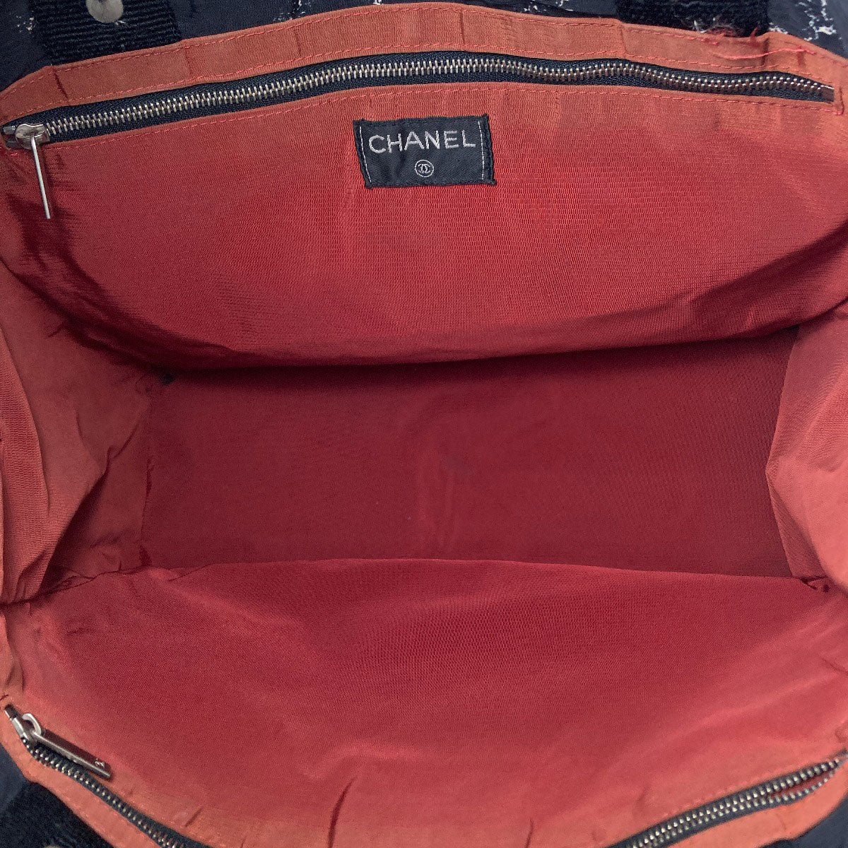 CHANEL シャネル トラベルライン ハンドバッグ ナイロン レディース 中古