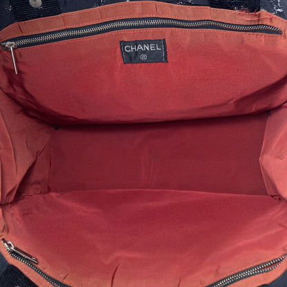 CHANEL シャネル トラベルライン ハンドバッグ ナイロン レディース 中古