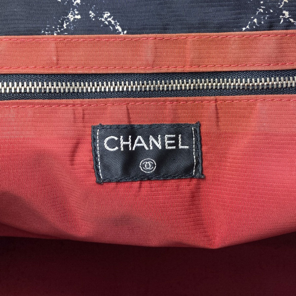 CHANEL シャネル トラベルライン ハンドバッグ ナイロン レディース 中古