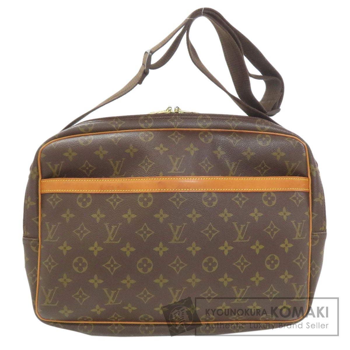 LOUIS VUITTON ルイヴィトン M45252 リポーターGM ショルダーバッグ モノグラムキャンバス レディース 中古
