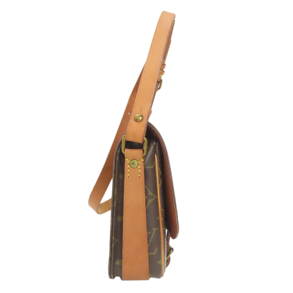 LOUIS VUITTON ルイヴィトン M51254 ミニカルトシエール ショルダーバッグ モノグラムキャンバス レディース 中古