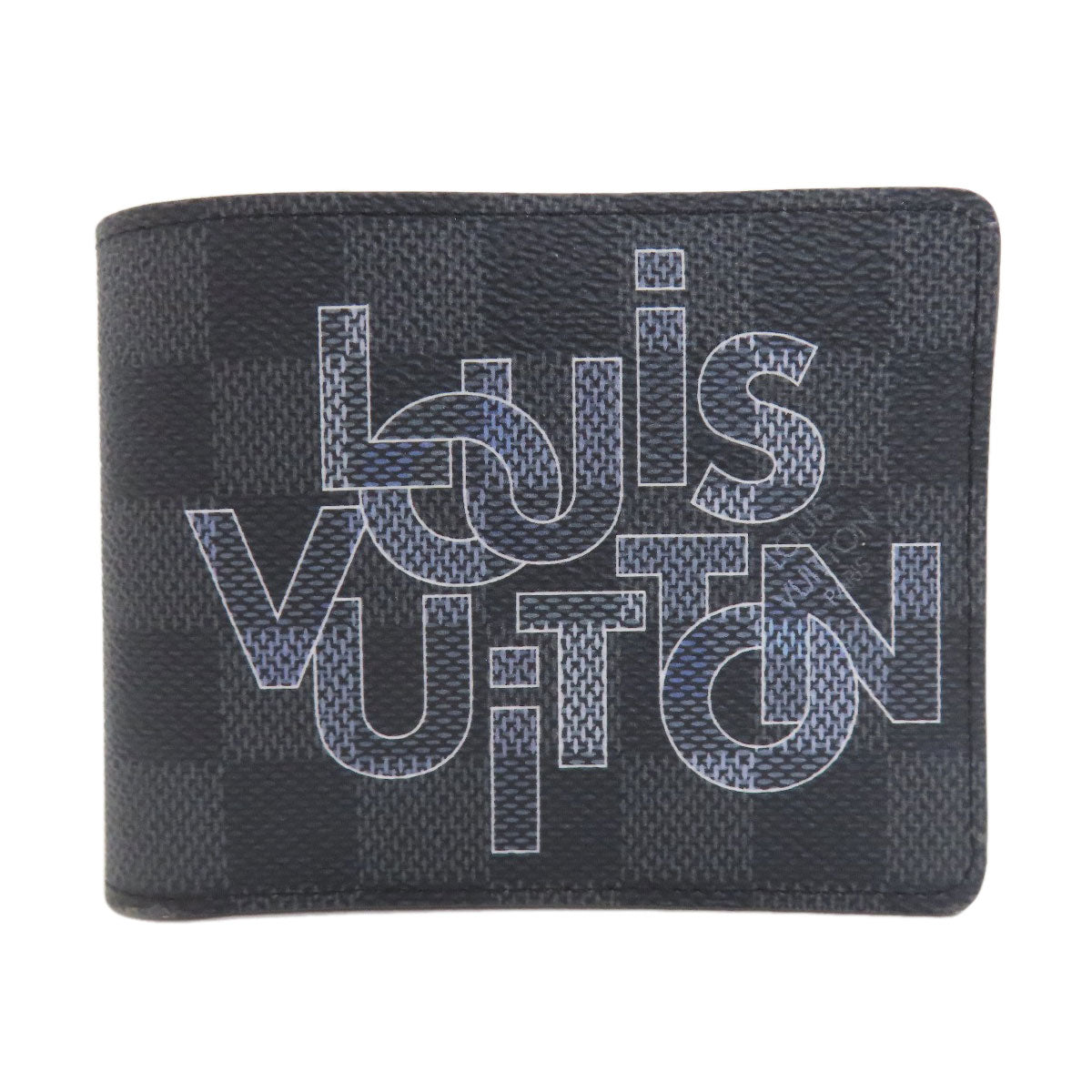 LOUIS VUITTON ルイヴィトン N60303 ポルトフォイユ・ミュルティプル 二つ折り財布（小銭入れなし） ダミエキャンバス メンズ 中古