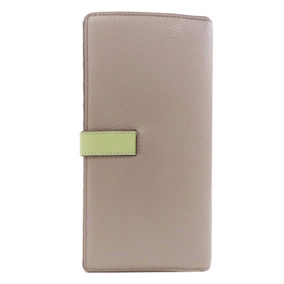 LOEWE ロエベ アナグラム ラージバーティカルウォレット 長財布（小銭入れあり） レザー レディース 中古