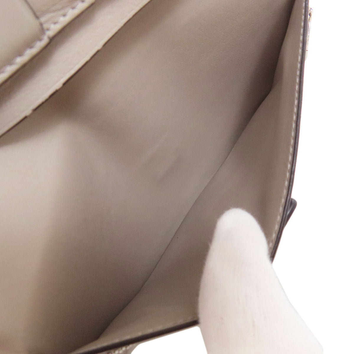 LOEWE ロエベ アナグラム ラージバーティカルウォレット 長財布（小銭入れあり） レザー レディース 中古