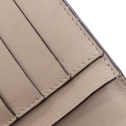 LOEWE ロエベ アナグラム ラージバーティカルウォレット 長財布（小銭入れあり） レザー レディース 中古