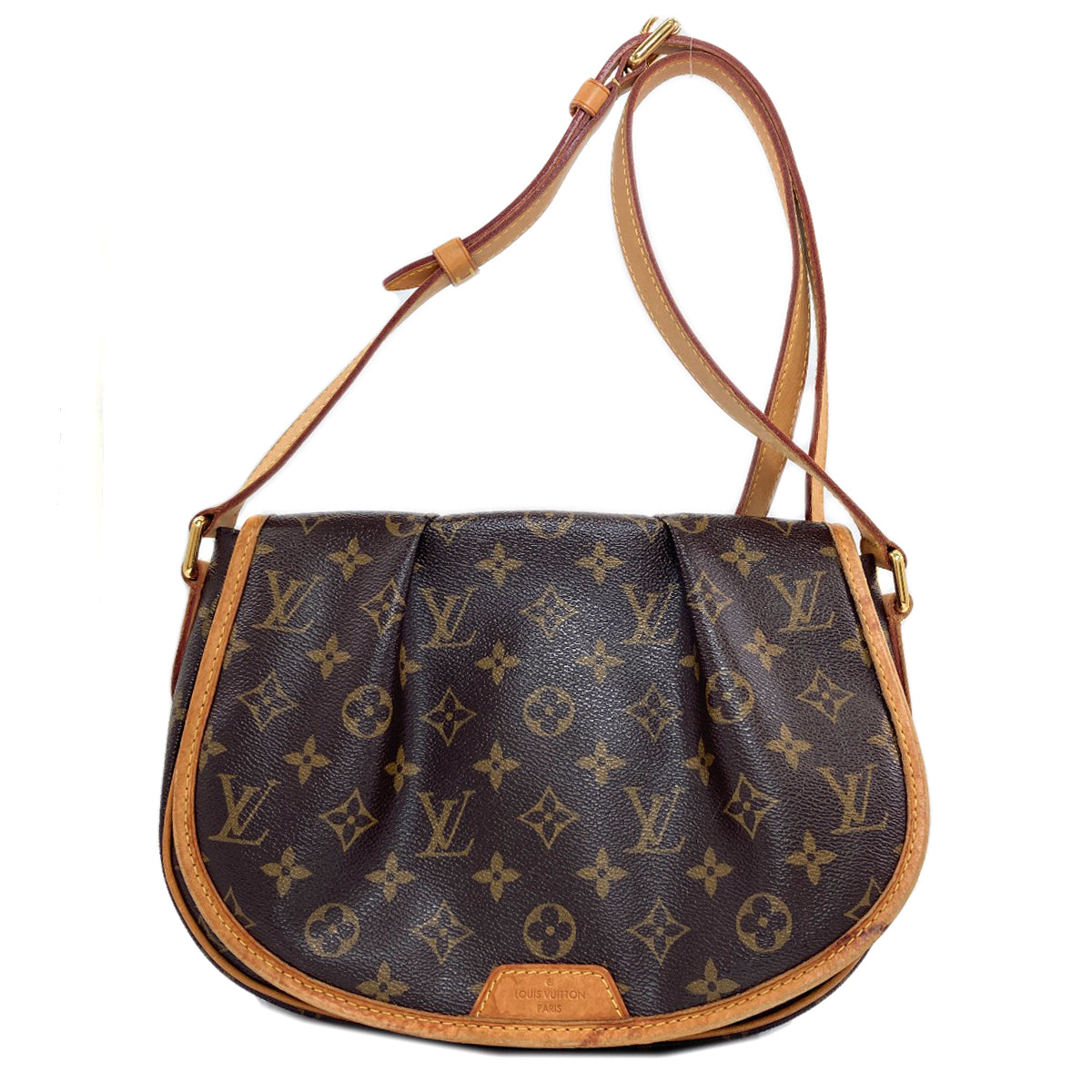 LOUIS VUITTON ルイヴィトン M40474 メニルモンタンPM ショルダーバッグ モノグラムキャンバス レディース 中古
