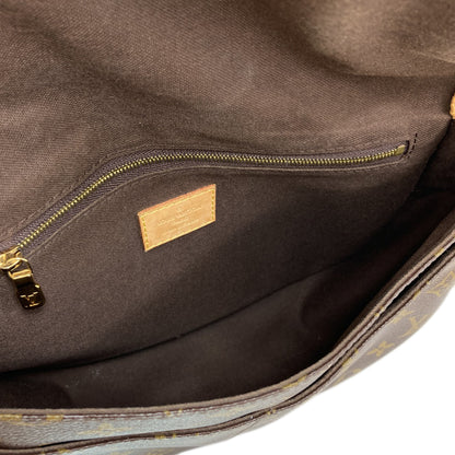 LOUIS VUITTON ルイヴィトン M40474 メニルモンタンPM ショルダーバッグ モノグラムキャンバス レディース 中古