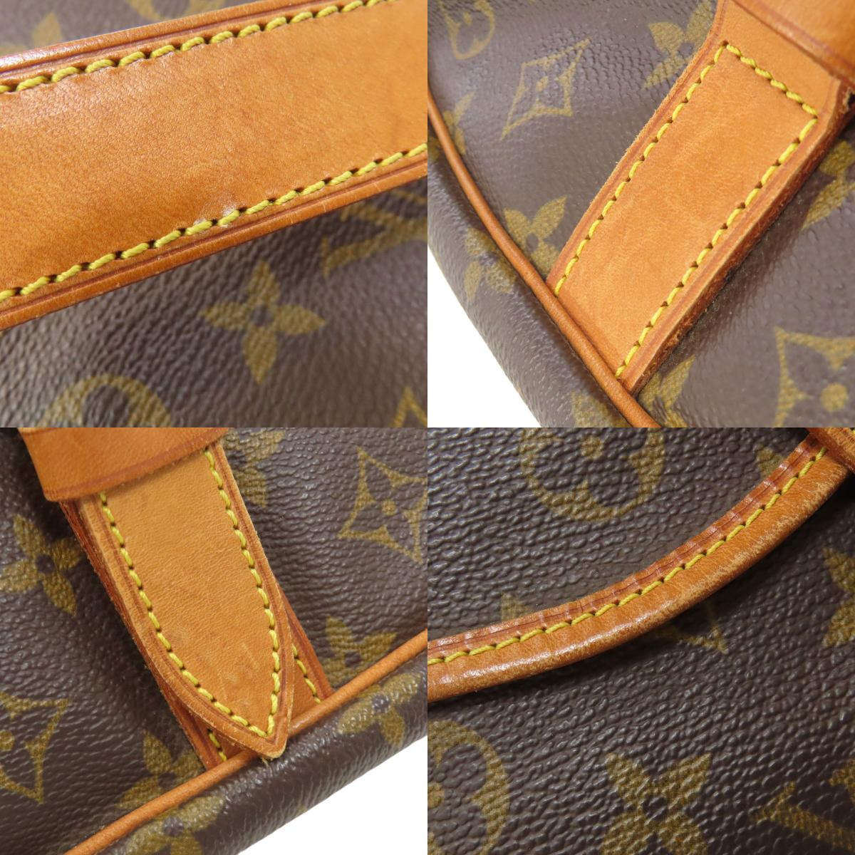 LOUIS VUITTON ルイヴィトン M40662 ソミュールGM ショルダーバッグ モノグラムキャンバス レディース 中古