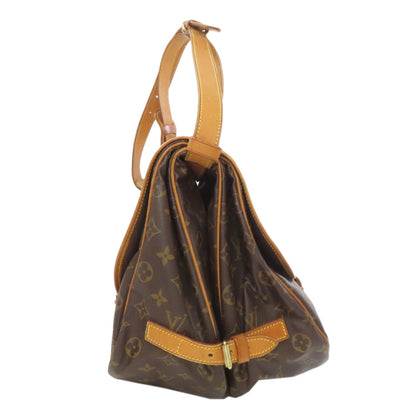 LOUIS VUITTON ルイヴィトン M40662 ソミュールGM ショルダーバッグ モノグラムキャンバス レディース 中古