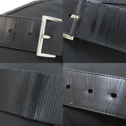 PRADA プラダ ロゴ金具 ボディバッグ ナイロン レディース 中古