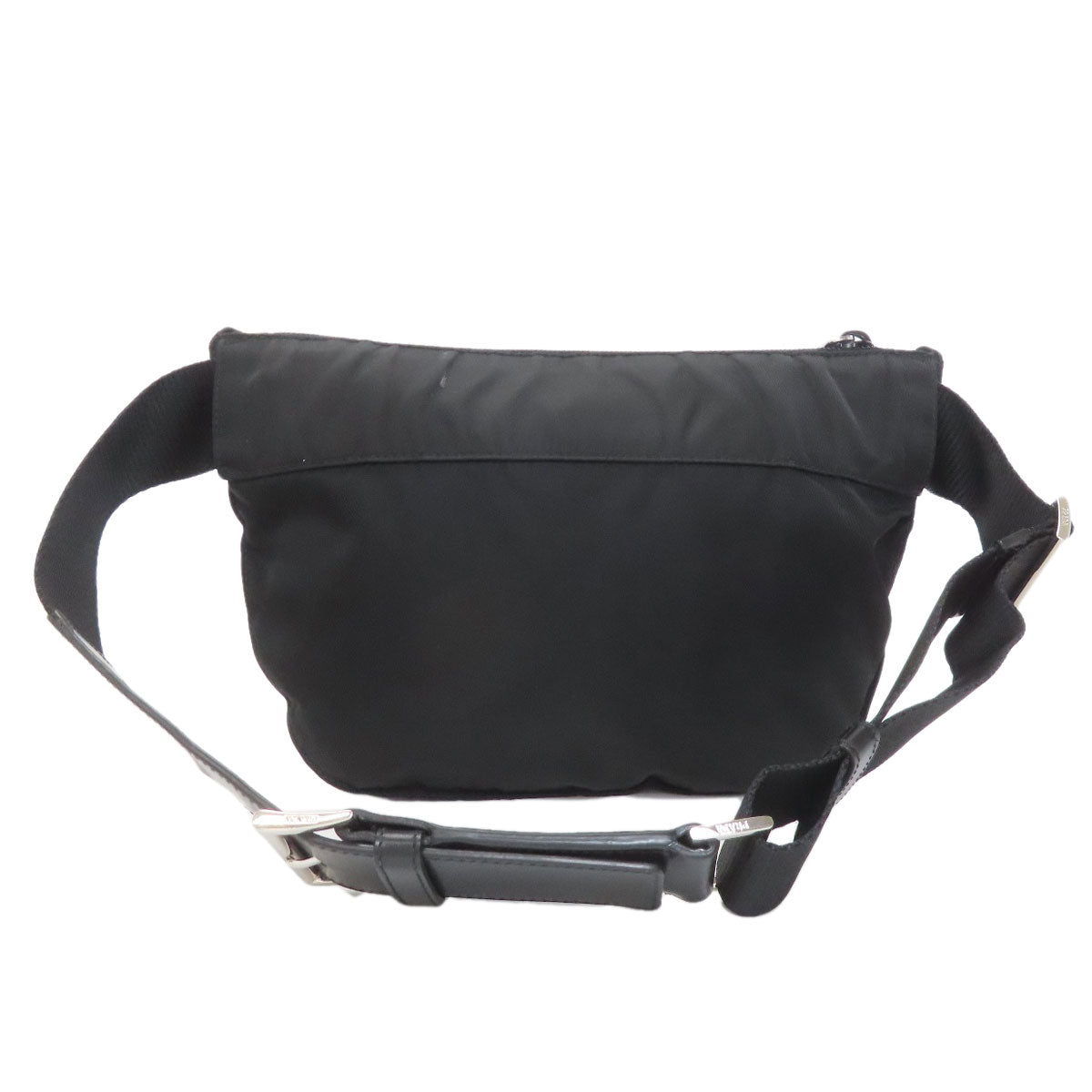 PRADA プラダ ロゴ金具 ボディバッグ ナイロン レディース 中古
