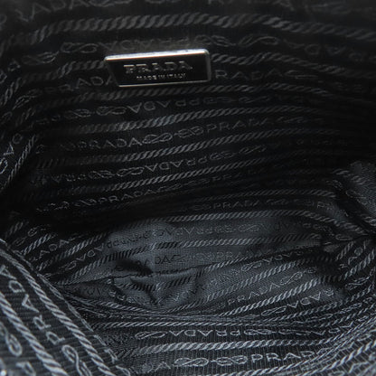PRADA プラダ ロゴ金具 ボディバッグ ナイロン レディース 中古