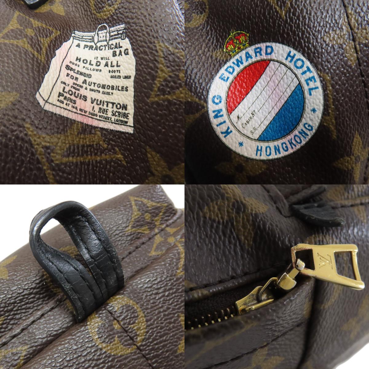 LOUIS VUITTON ルイヴィトン パームスプリングス MINI ステッカープリント リュック・デイパック モノグラムキャンバス レディース 中古