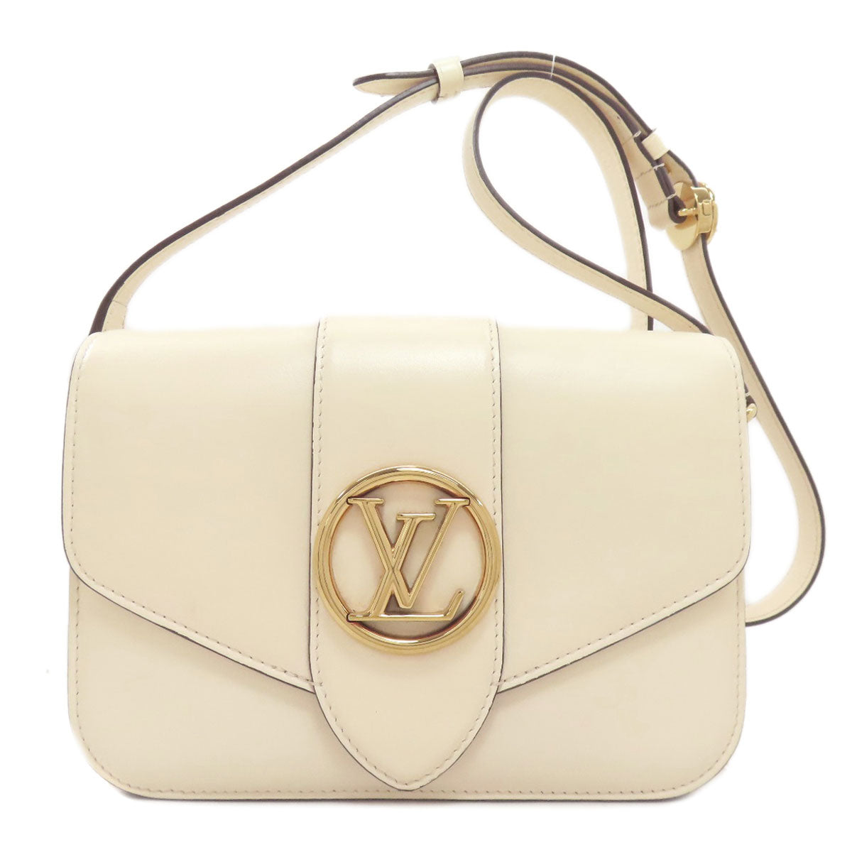 LOUIS VUITTON ルイヴィトン M55950 ポンヌフ ショルダーバッグ カーフ レディース 中古