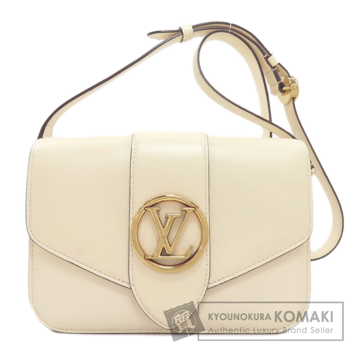 LOUIS VUITTON ルイヴィトン M55950 ポンヌフ ショルダーバッグ カーフ レディース 中古