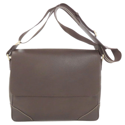 Dunhill ダンヒル ロゴ ショルダーバッグ レザー レディース 中古