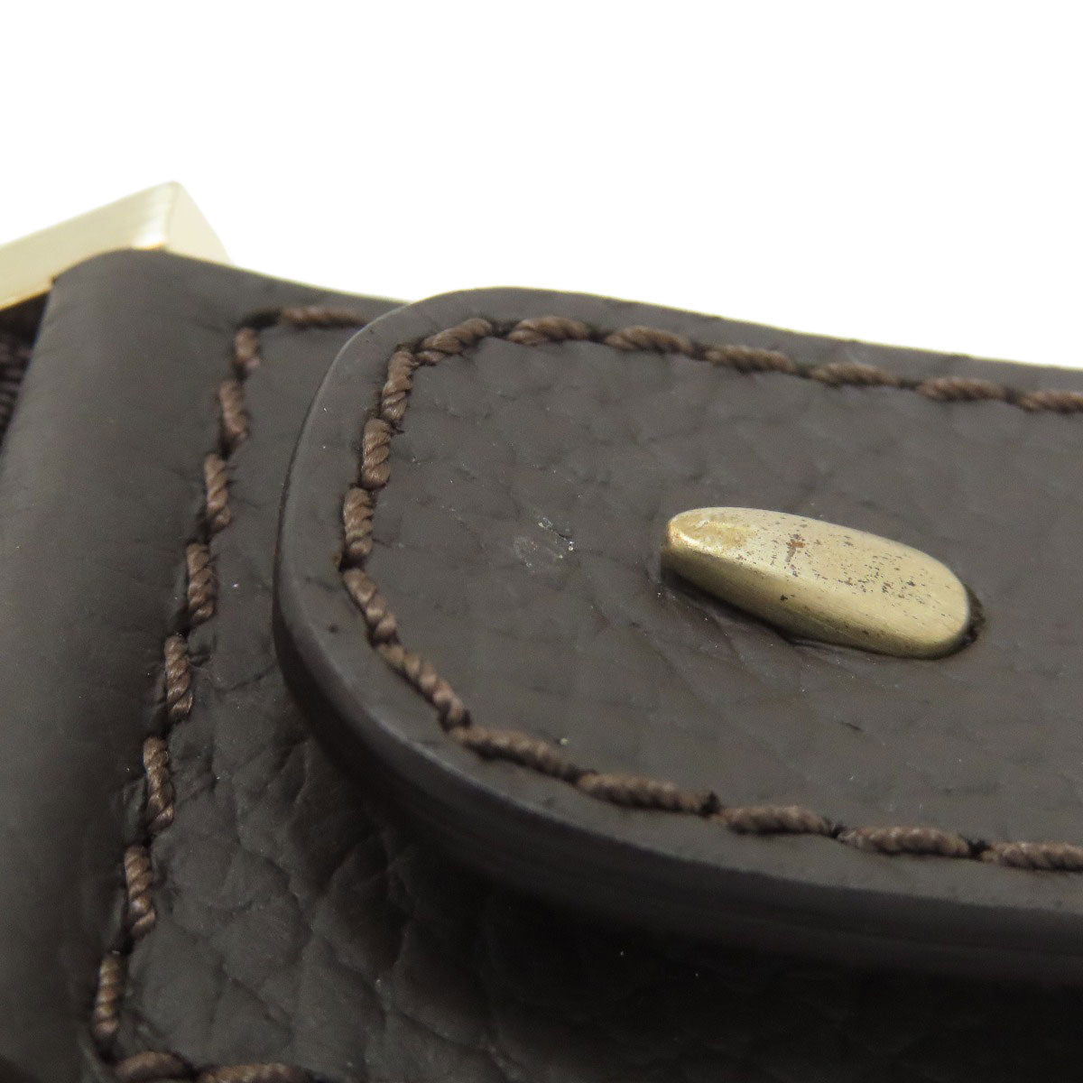 Dunhill ダンヒル ロゴ ショルダーバッグ レザー レディース 中古