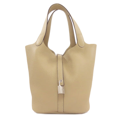 HERMES エルメス ピコタンロックMM シルバー金具 ハンドバッグ トリヨン レディース 中古