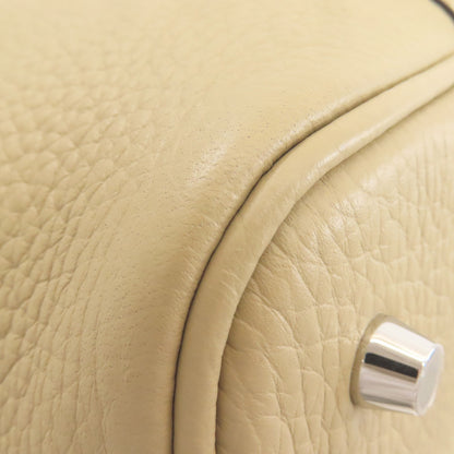HERMES エルメス ピコタンロックMM シルバー金具 ハンドバッグ トリヨン レディース 中古