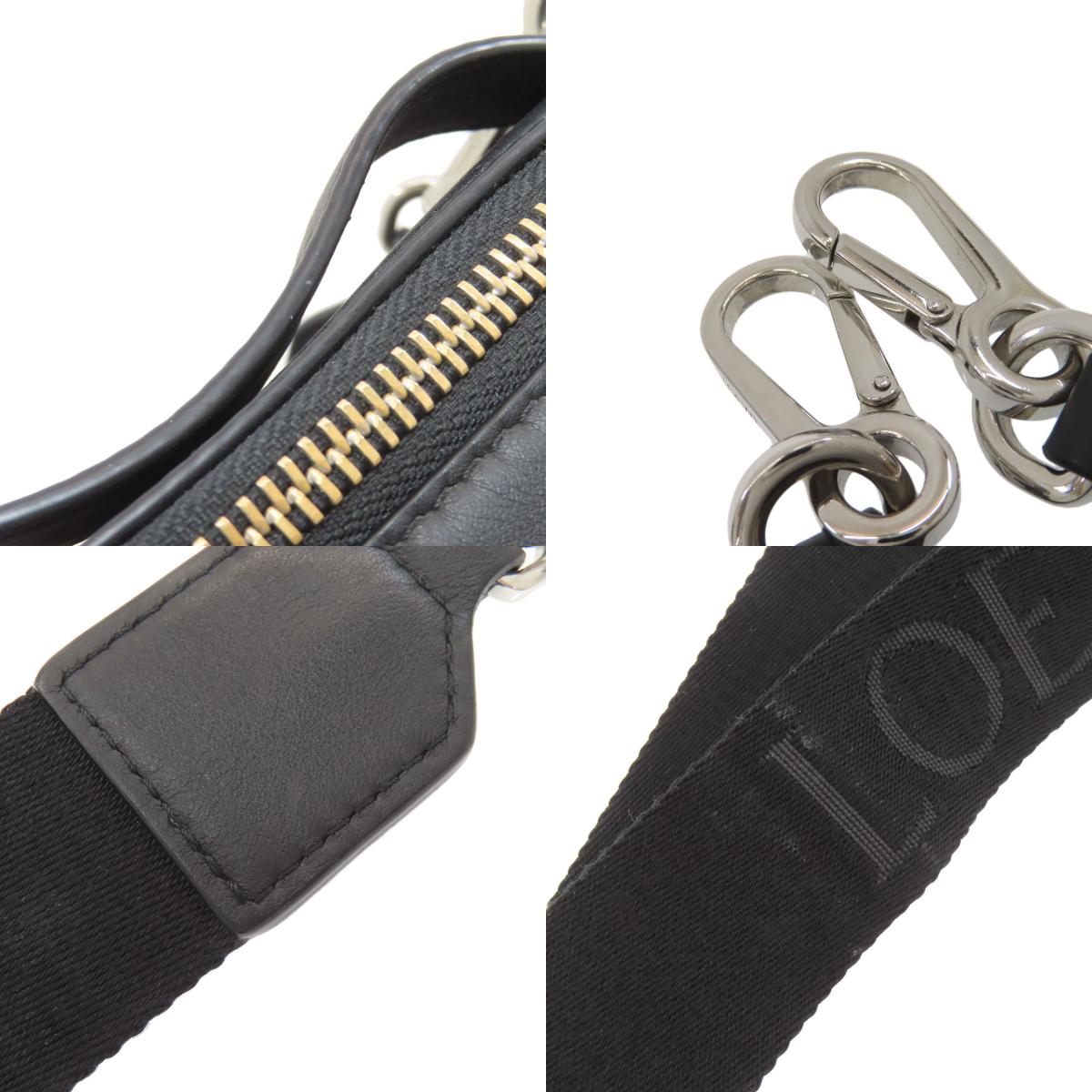 LOEWE ロエベ アナグラム 2WAY ショルダーバッグ カーフ レディース 中古