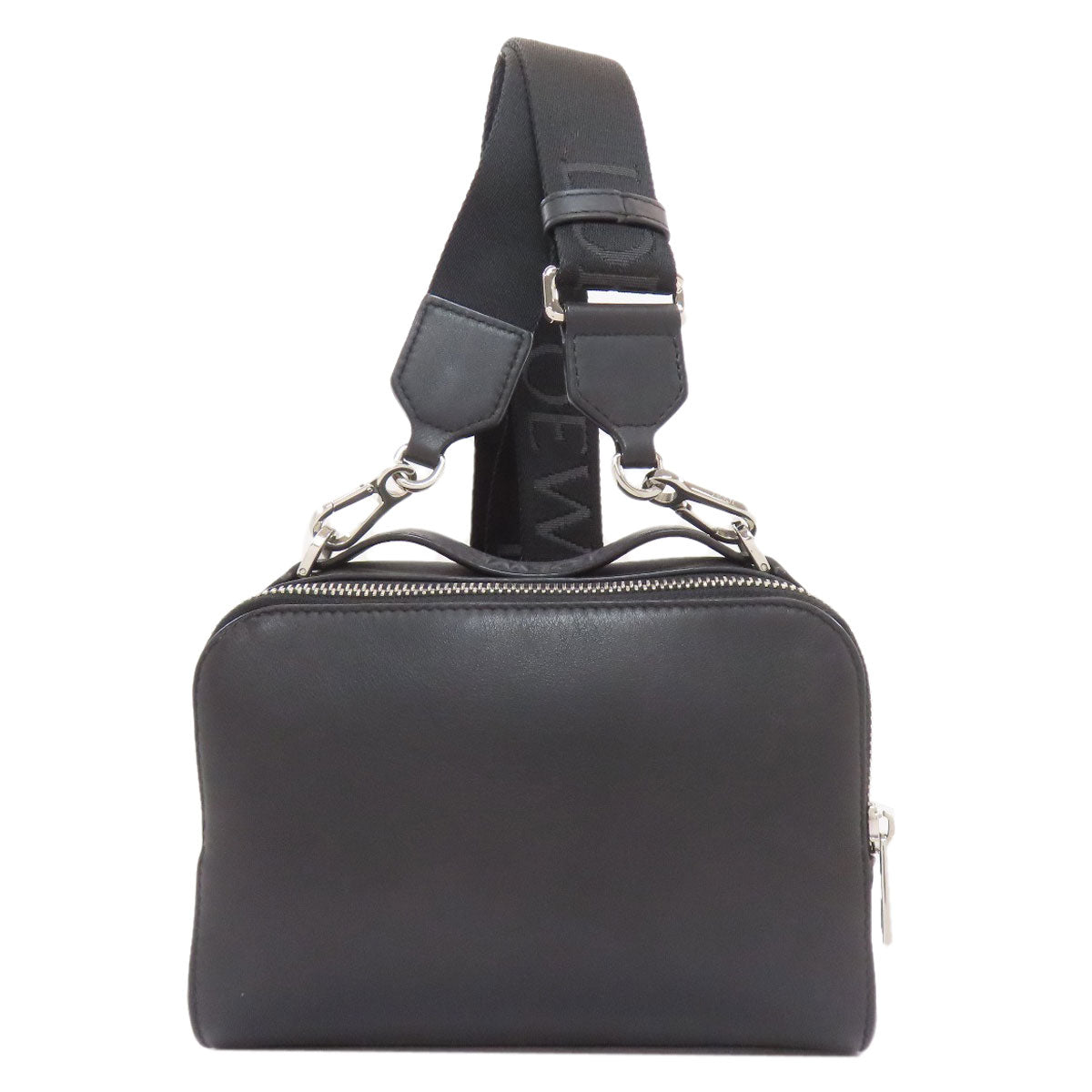 LOEWE ロエベ アナグラム 2WAY ショルダーバッグ カーフ レディース 中古