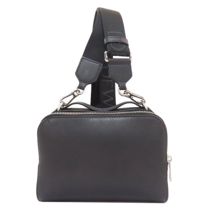 LOEWE ロエベ アナグラム 2WAY ショルダーバッグ カーフ レディース 中古
