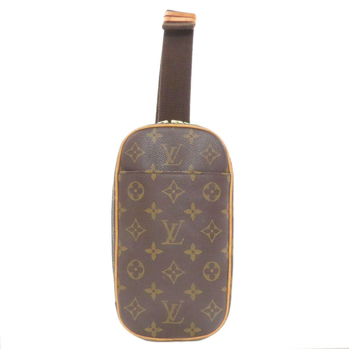 LOUIS VUITTON ルイヴィトン M51870 ポシェット ガンジュ ボディバッグ モノグラムキャンバス レディース 中古