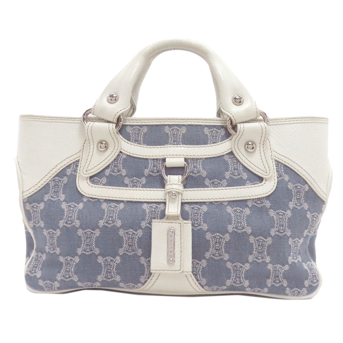 CELINE セリーヌ ブギーバッグ ハンドバッグ デニム レディース 中古