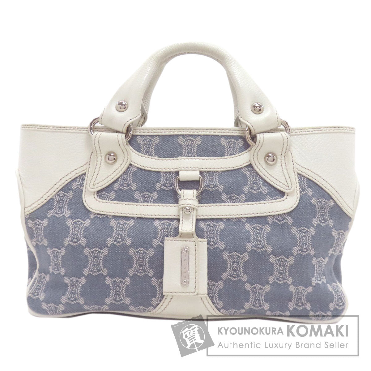 CELINE セリーヌ ブギーバッグ ハンドバッグ デニム レディース 中古
