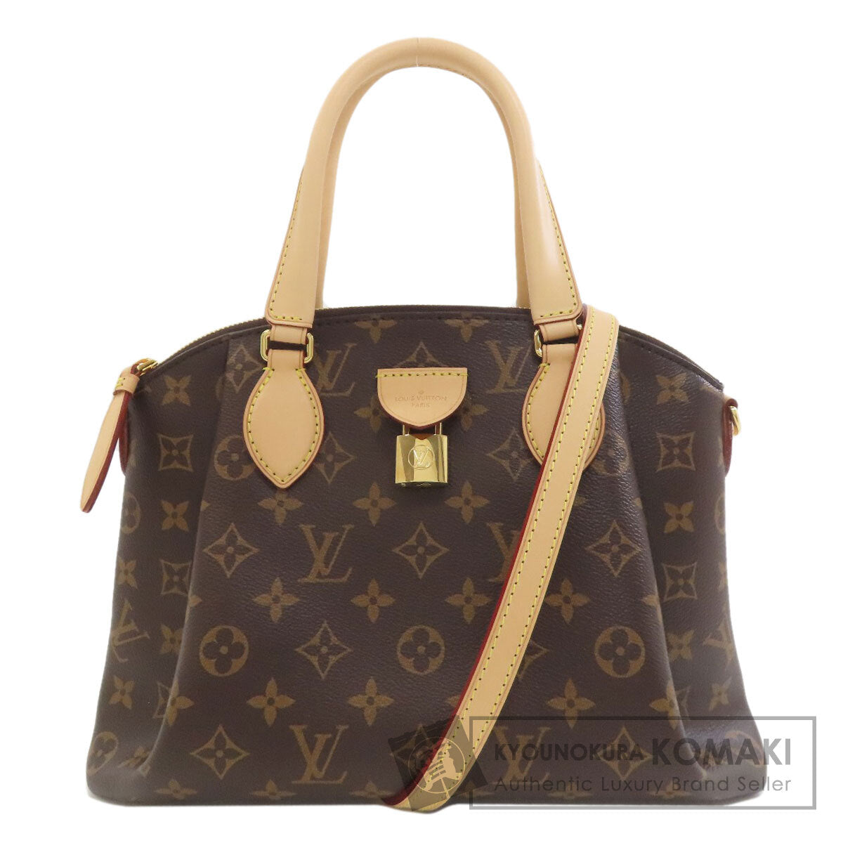 LOUIS VUITTON ルイヴィトン M44543 リボリーPM ハンドバッグ モノグラムキャンバス レディース 中古