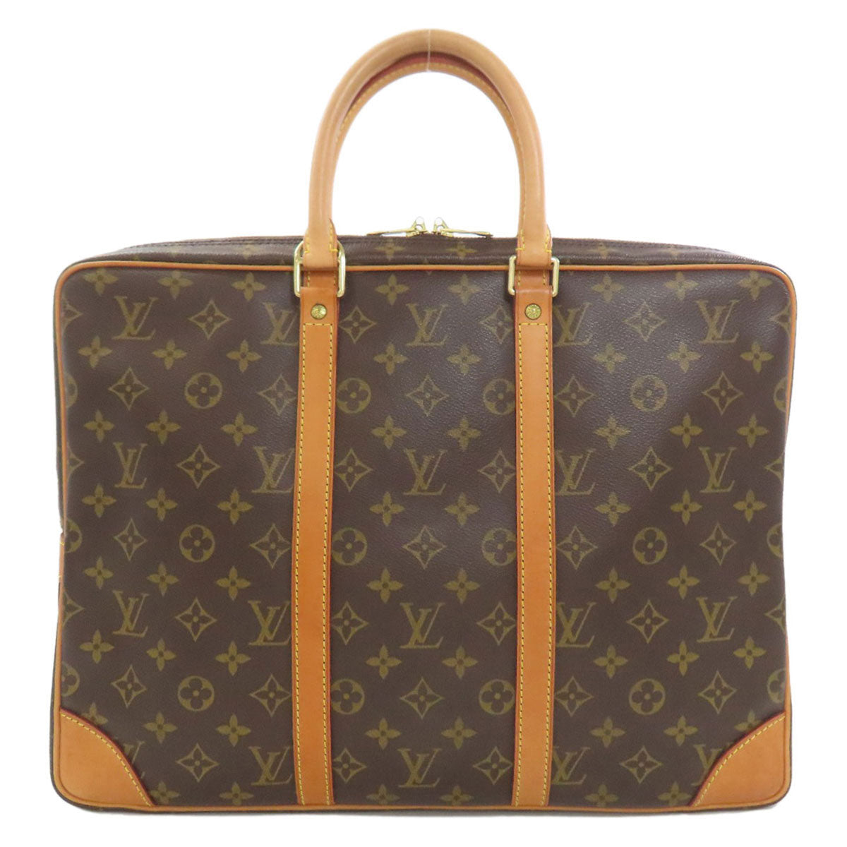 LOUIS VUITTON ルイヴィトン M53361 ポルトドキュマン・ヴォワヤージュ ビジネスバッグ モノグラムキャンバス メンズ 中古