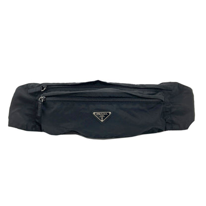 PRADA プラダ ロゴ金具 ボディバッグ ナイロン レディース 中古