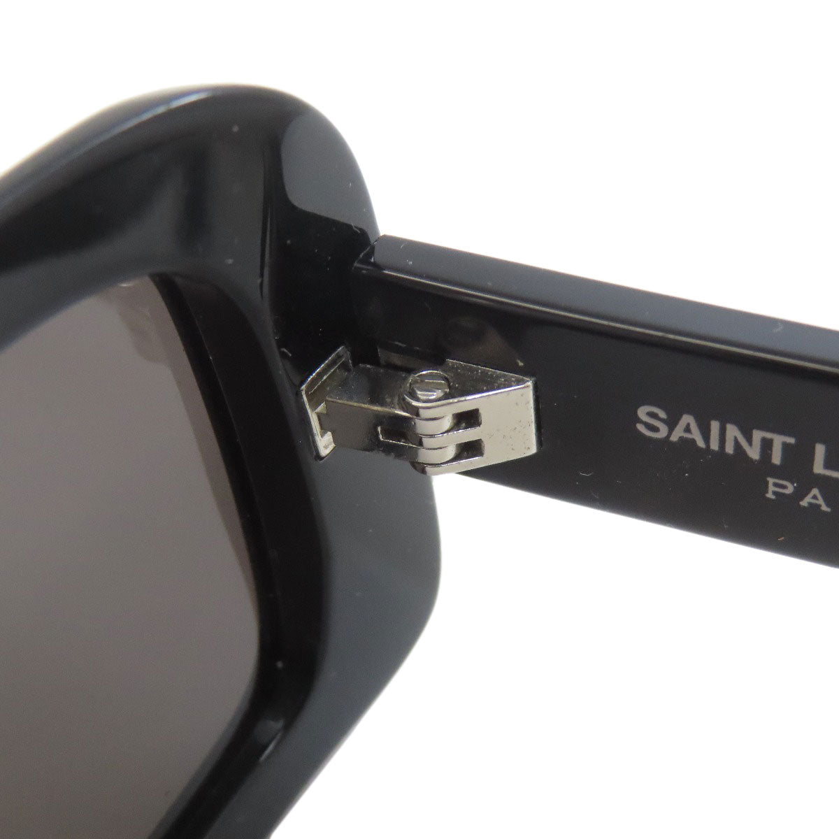 SAINT LAURENT サンローラン ロゴ サングラス プラスティック レディース 中古