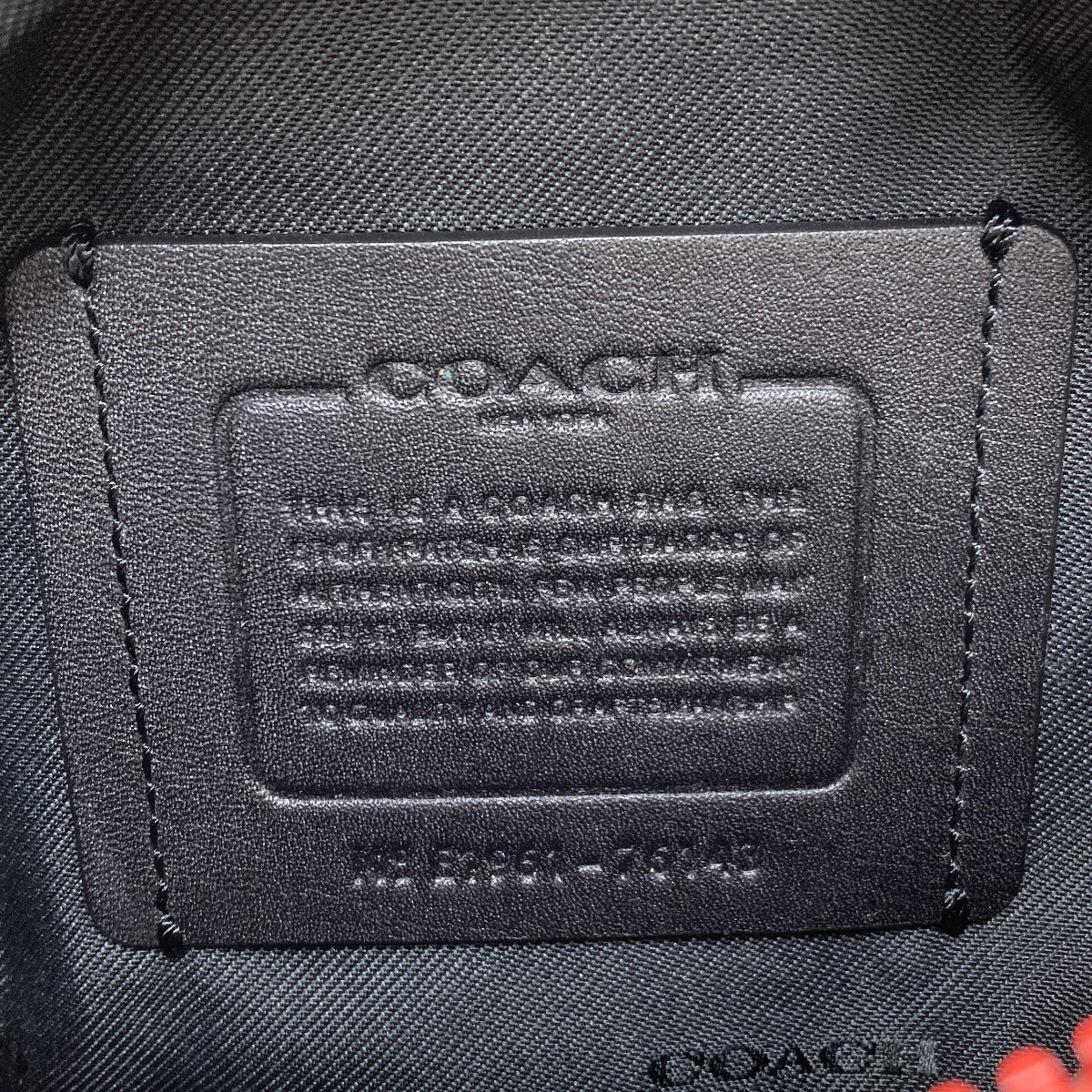 COACH コーチ 76143 ロゴ ボディバッグ レザー レディース 中古