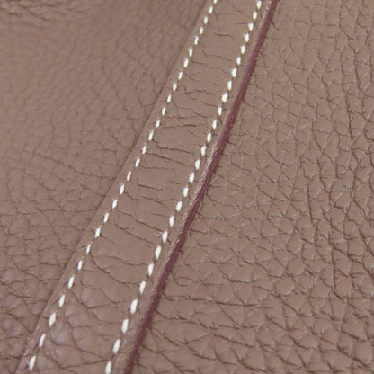 HERMES エルメス ピコタンロックMM エトープ シルバー金具 ハンドバッグ トリヨン レディース 中古