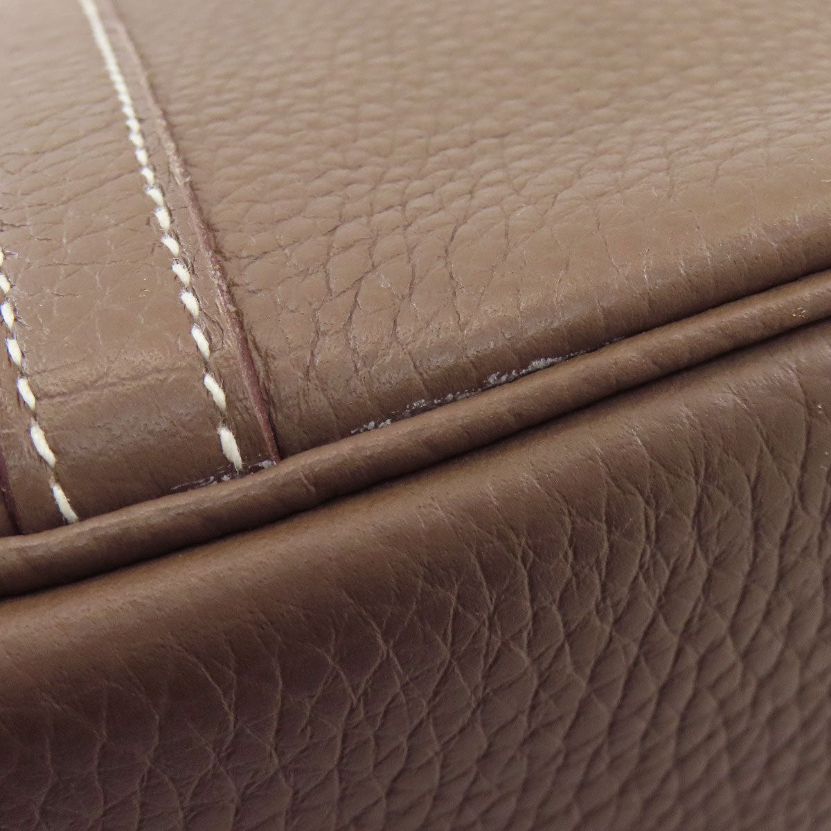 HERMES エルメス ピコタンロックMM エトープ シルバー金具 ハンドバッグ トリヨン レディース 中古