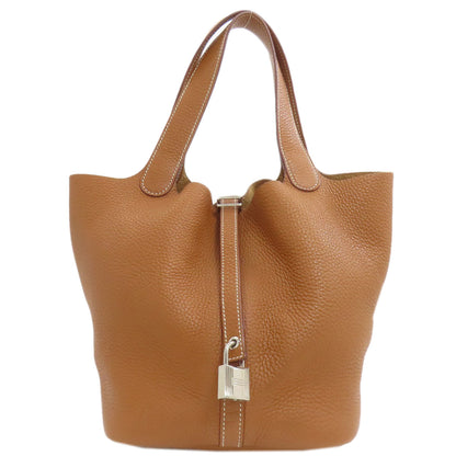 HERMES エルメス ピコタンロックMM シルバー金具 ハンドバッグ トリヨン レディース 中古