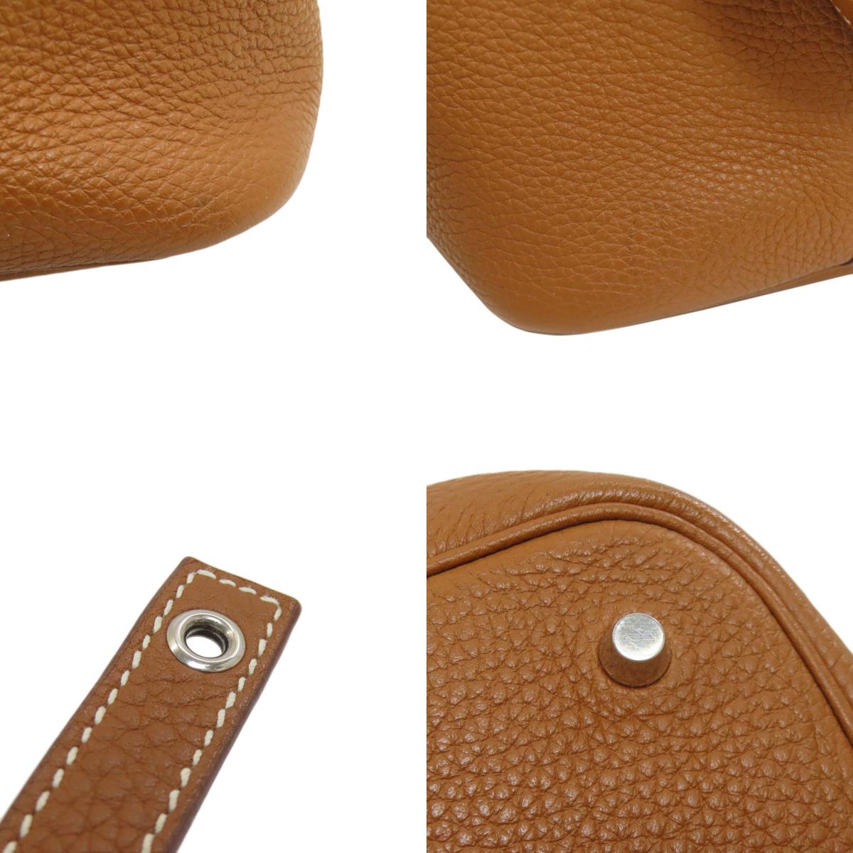 HERMES エルメス ピコタンロックMM シルバー金具 ハンドバッグ トリヨン レディース 中古