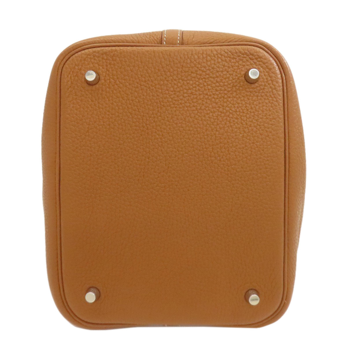 HERMES エルメス ピコタンロックMM シルバー金具 ハンドバッグ トリヨン レディース 中古