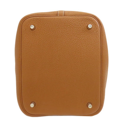 HERMES エルメス ピコタンロックMM シルバー金具 ハンドバッグ トリヨン レディース 中古