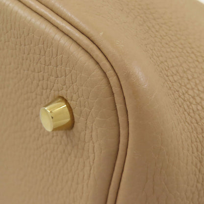 HERMES エルメス ピコタンロックMM トレンチ ゴールド金具 ハンドバッグ トリヨン レディース 中古