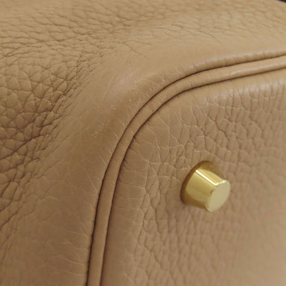 HERMES エルメス ピコタンロックMM トレンチ ゴールド金具 ハンドバッグ トリヨン レディース 中古