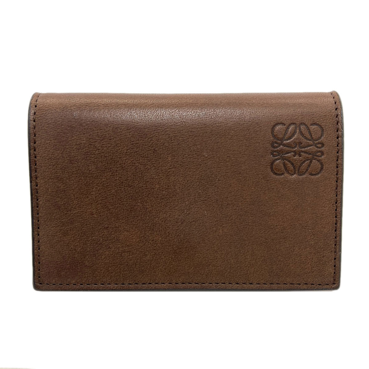 LOEWE ロエベ アナグラム カードケース カーフ レディース 中古