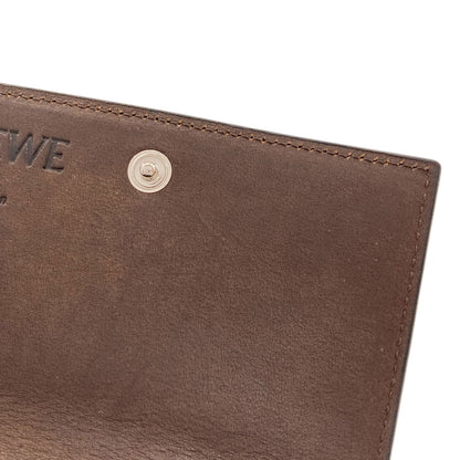 LOEWE ロエベ アナグラム カードケース カーフ レディース 中古